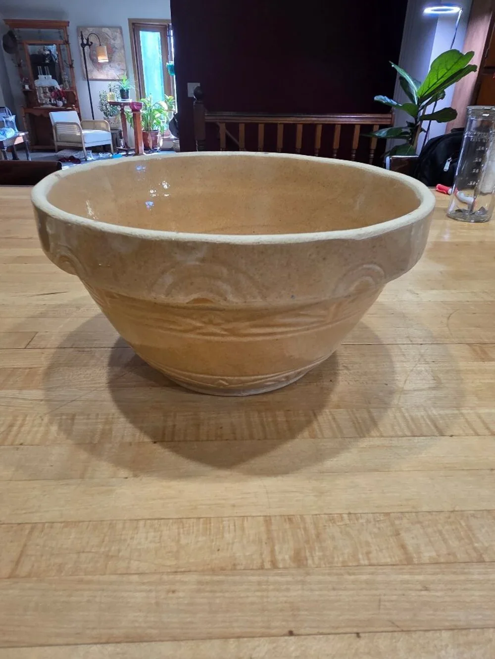 Vintage Robinson Ransbottom RRP Co Crown Star Stoneware Mixing Bowl